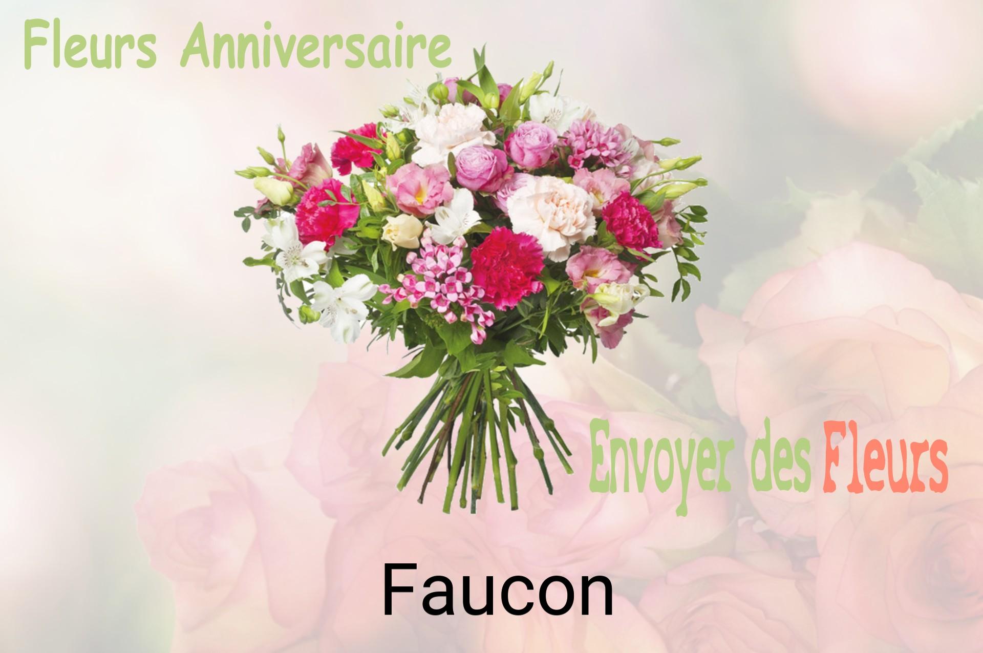 Bouquet de fleurs d’anniversaire livré à Faucon