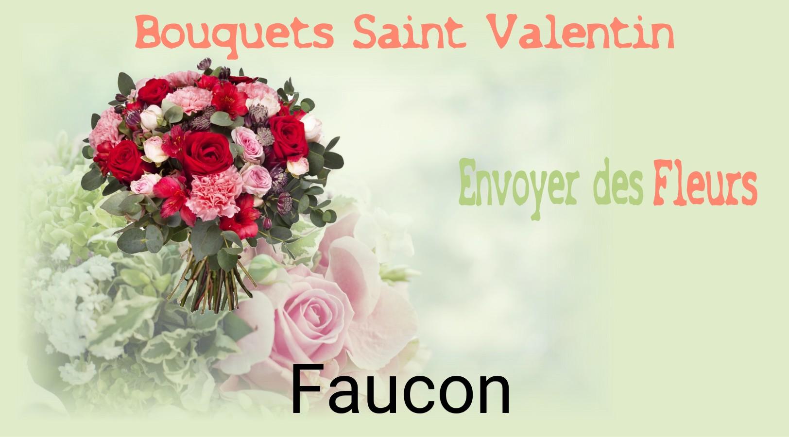 Roses de Saint-Valentin livrées à Faucon